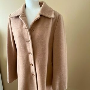 Chadwick’s Wool Car Coat- Tan- Women’s Medium